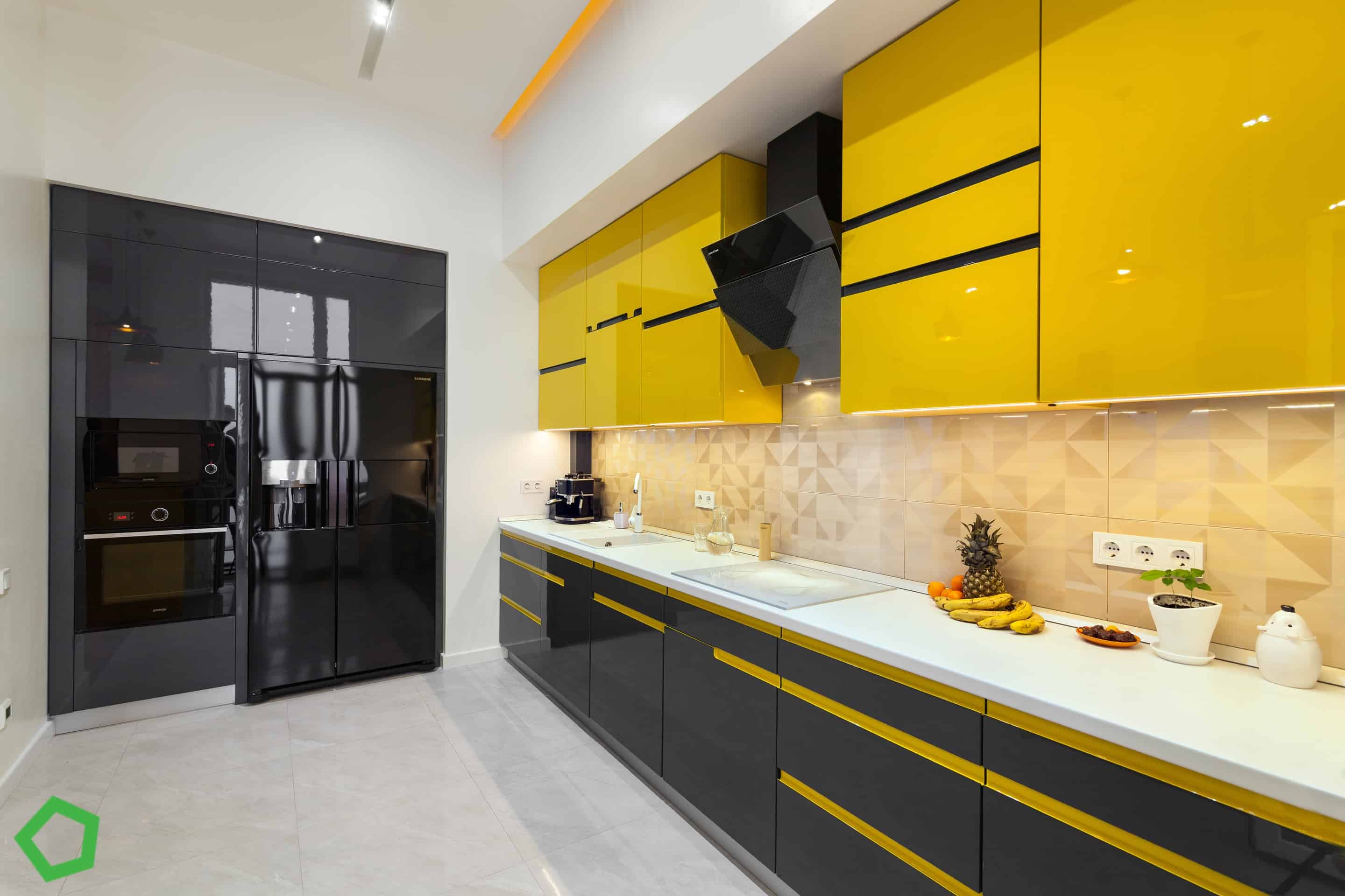 Yellow Apartment Interior Designio